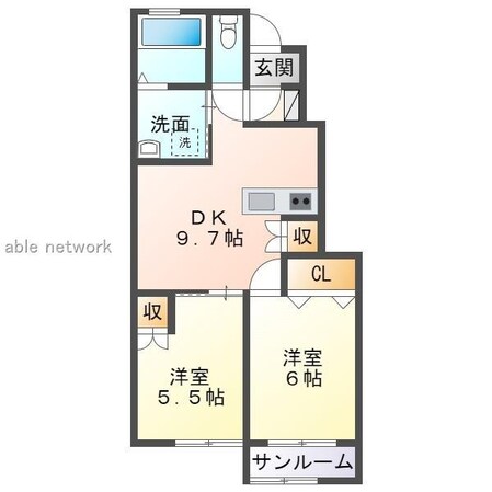 CASA　LUMINOSA（カサ　ルミノーサ）の物件間取画像